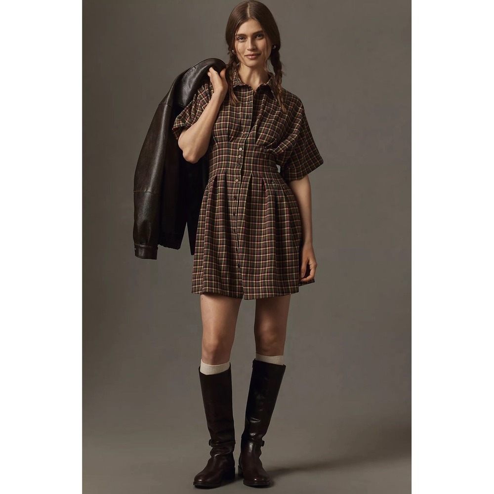Nwt Anthology The Tobie Mini Shirt Dress by Exquise (NWT US$ 228) Small